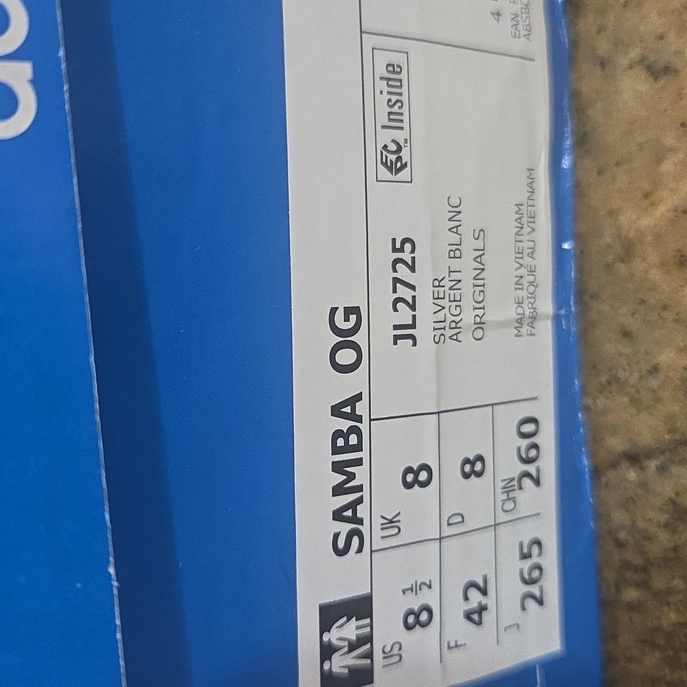 Beautiful Adidas Samba OG Tennis Shoes. Brand New! Unisex, M 8.5, W 9.5. - Picture 8 of 15